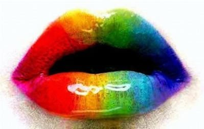 beso multicolor