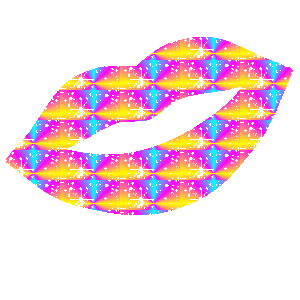 beso colorido