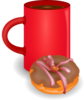 doughnut and coffee