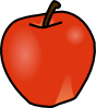 red apple