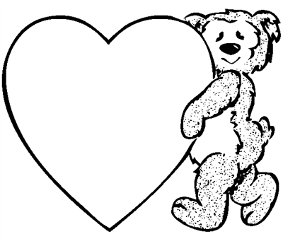 teddy with heart