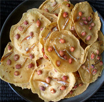 Rempeyek Kacang Pake Teri