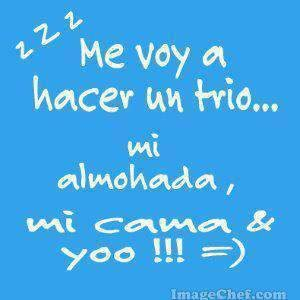 Me voy hacer un trio 