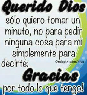 Gracias Dios 