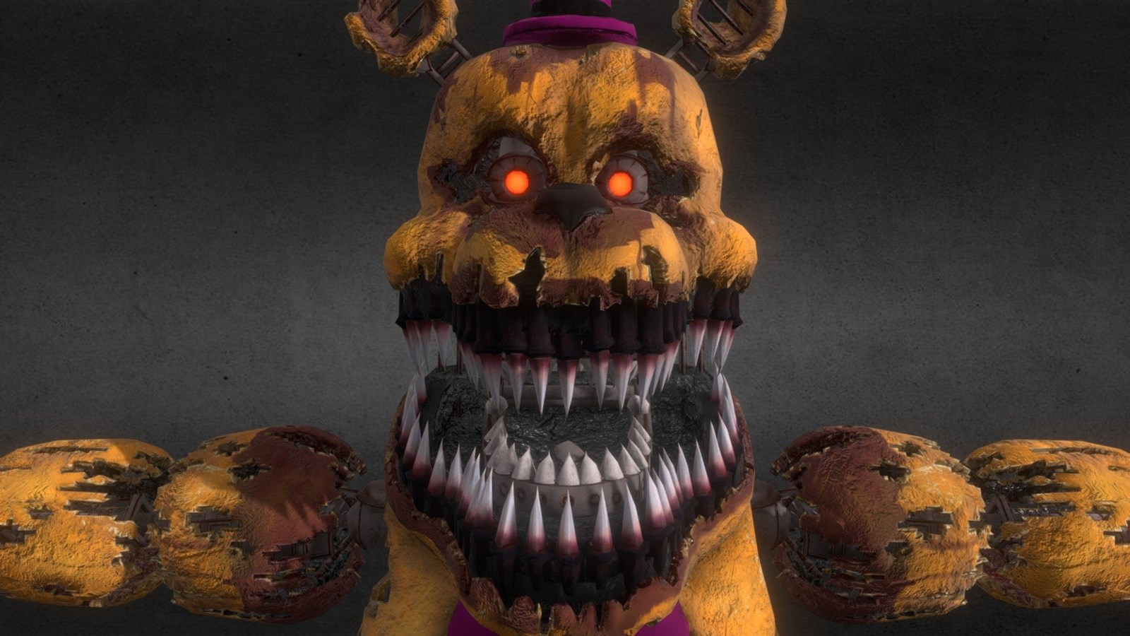 Nightmare Fredbear Nasıl Tasarlanır -Test