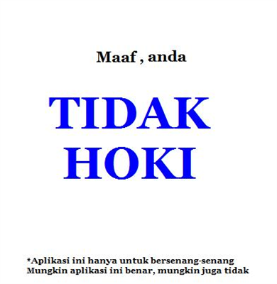 Kasihan lu, lu kagak hoki