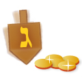 Dreidel & Gelt