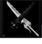 sword flame black