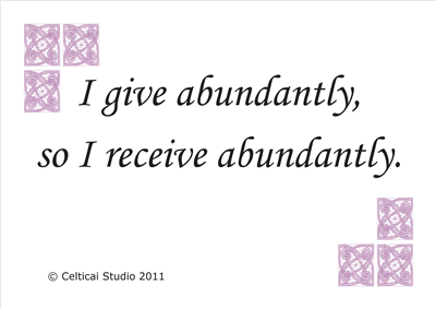 Abundance