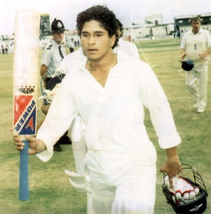 Sachin's First Test Hundred