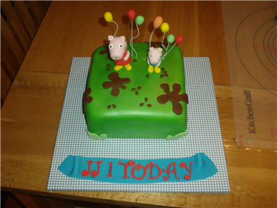 Peppa and George
