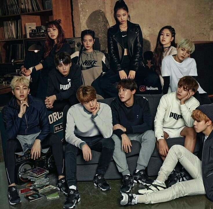 مع من تتوافق اكثر BTS or black pink 