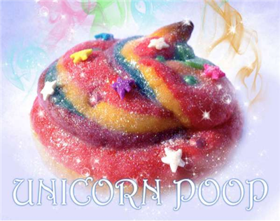 Een-hoorn-poep-koekje