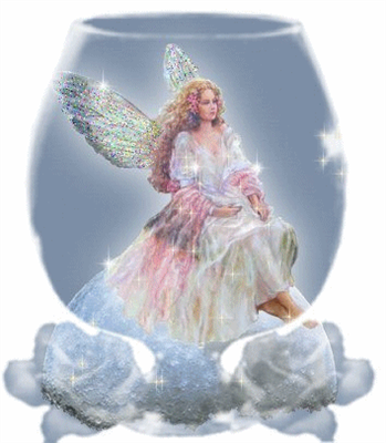 angel in a glass