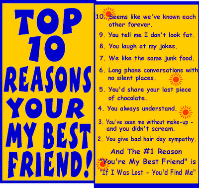 You are my best Friend!