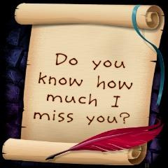 I miss you!