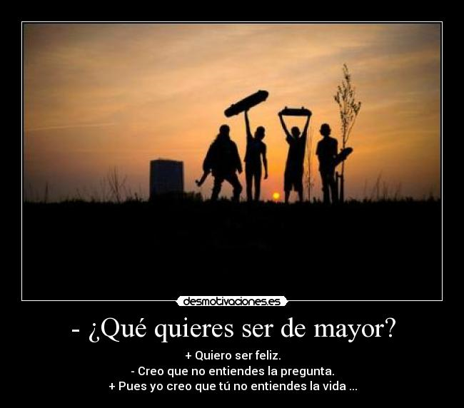 ¿Que Quieres Ser De Mayor?