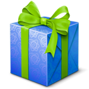 Blue gift