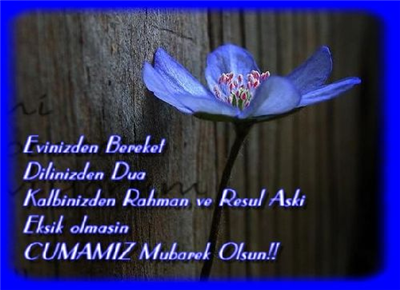 Evinizden bereket dilinizden dua, kalbinizden Rahman ve Resul aşkı eksik olmasın Cumamız mübarek olsun!