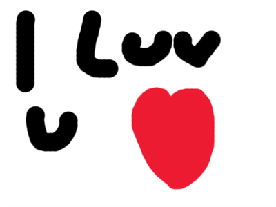 I luv u