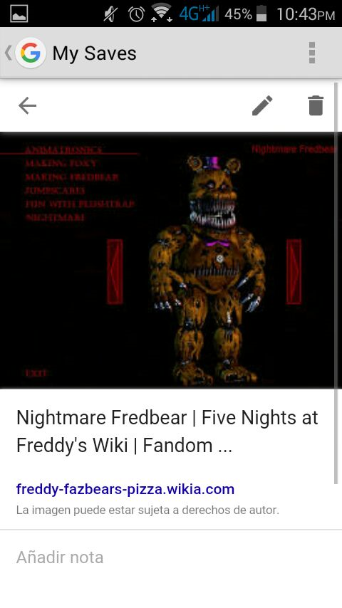 Que Personaje De Fnaf 4 Eres