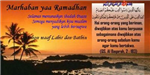 Marhaban Yaa Ramadhan