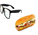 Sanduche Del Man De Gafas Grandes - Uniandes