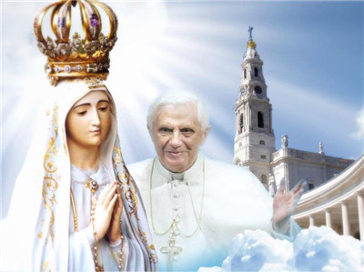 Entrustment to Our Lady of Fatima by Pope Benedict XVI:  Our Lady, Mother of all men and women, I come before you as a son visiting his Mother, and I do so in company with a multitude of brothers and sisters. As the Successor of Peter I wish to present to your Immaculate Heart the joys and hopes as well as the problems and sufferings of each one of these sons and daughters of yours. You know each one's face and I entrust and consecrate them all to you, Mary Most Holy, Mother of God.
