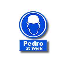 Pedro at work