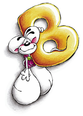 B