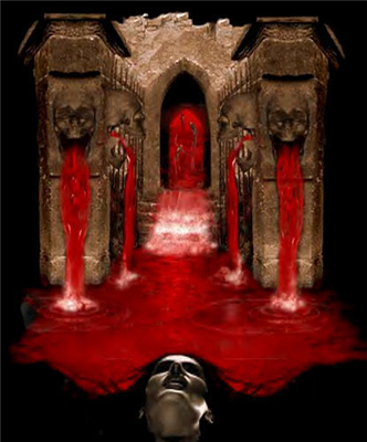 The gates of hell waiting for you