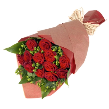 Red roses -bouquet