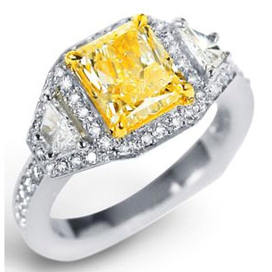 Yellow Diamond Ring