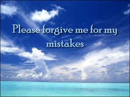 Please accept my apology!