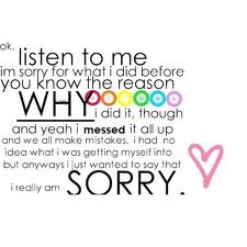 I'm SO sorry!!!