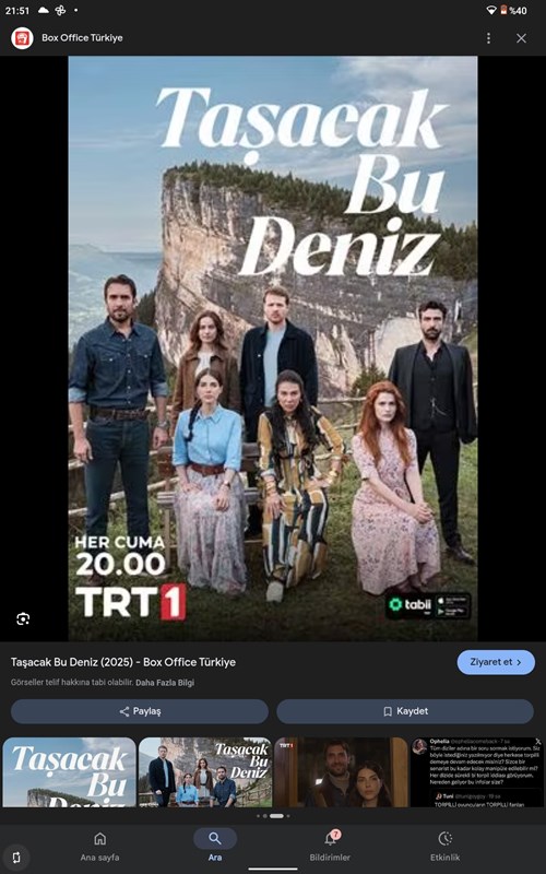 Taşacak bu deniz!