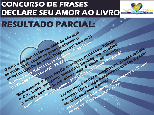 "Declare Seu Amor Ao Livro"