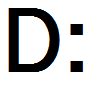 D: