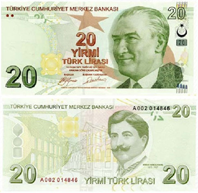 20Türk Lirası