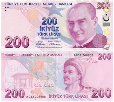 200Türk Lirası