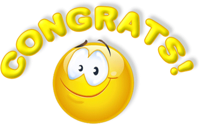 Congratulations