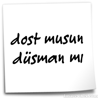 Dostmusun Düşman Mı (Eylül)