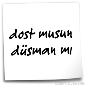 Dostmusun Düşman Mı (Eylül)