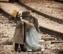 child kiss
