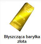 Błyszcząca baryłka złota