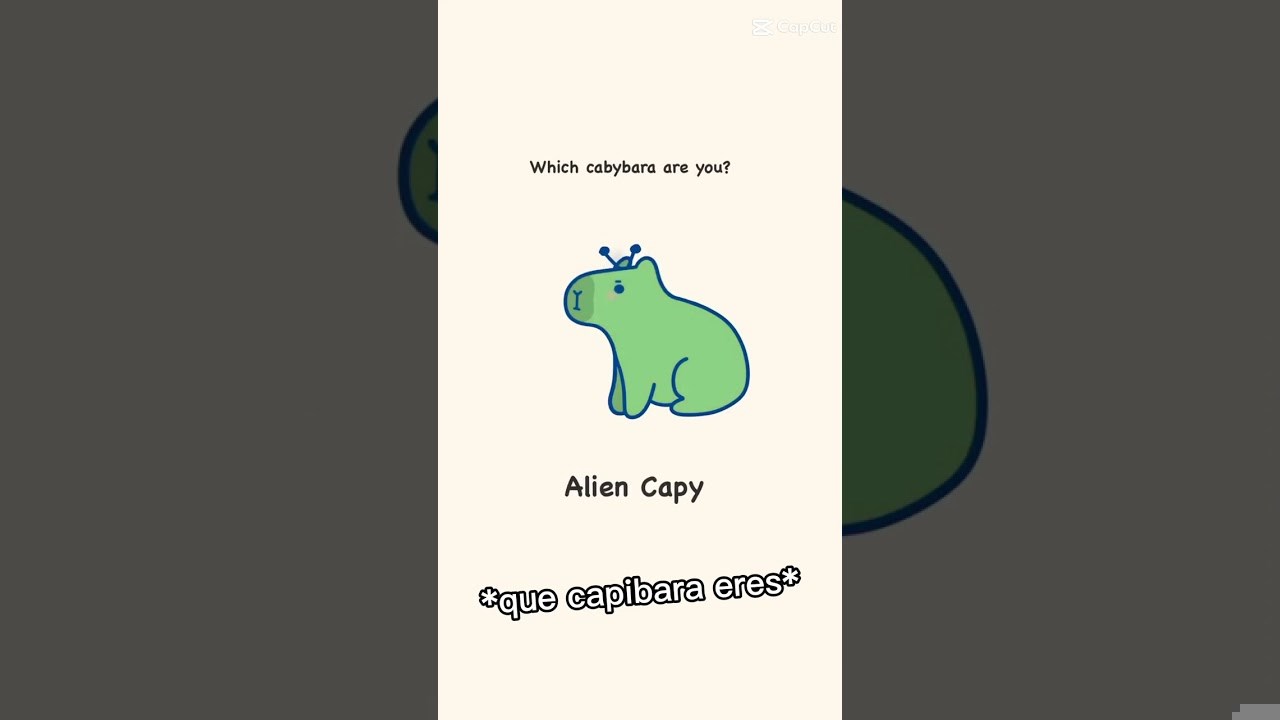 ¿Que capibara eres?