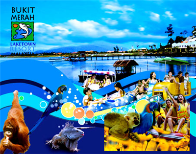 Bukit Merah Lake Town Resort, Semanggol, Taiping, Perak.