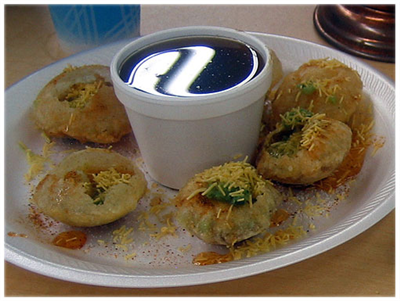 pani puri dish