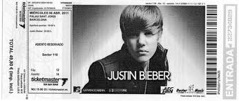 Un recital de Justin Bieber