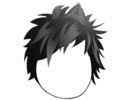 Vday Chunky Hair Black
